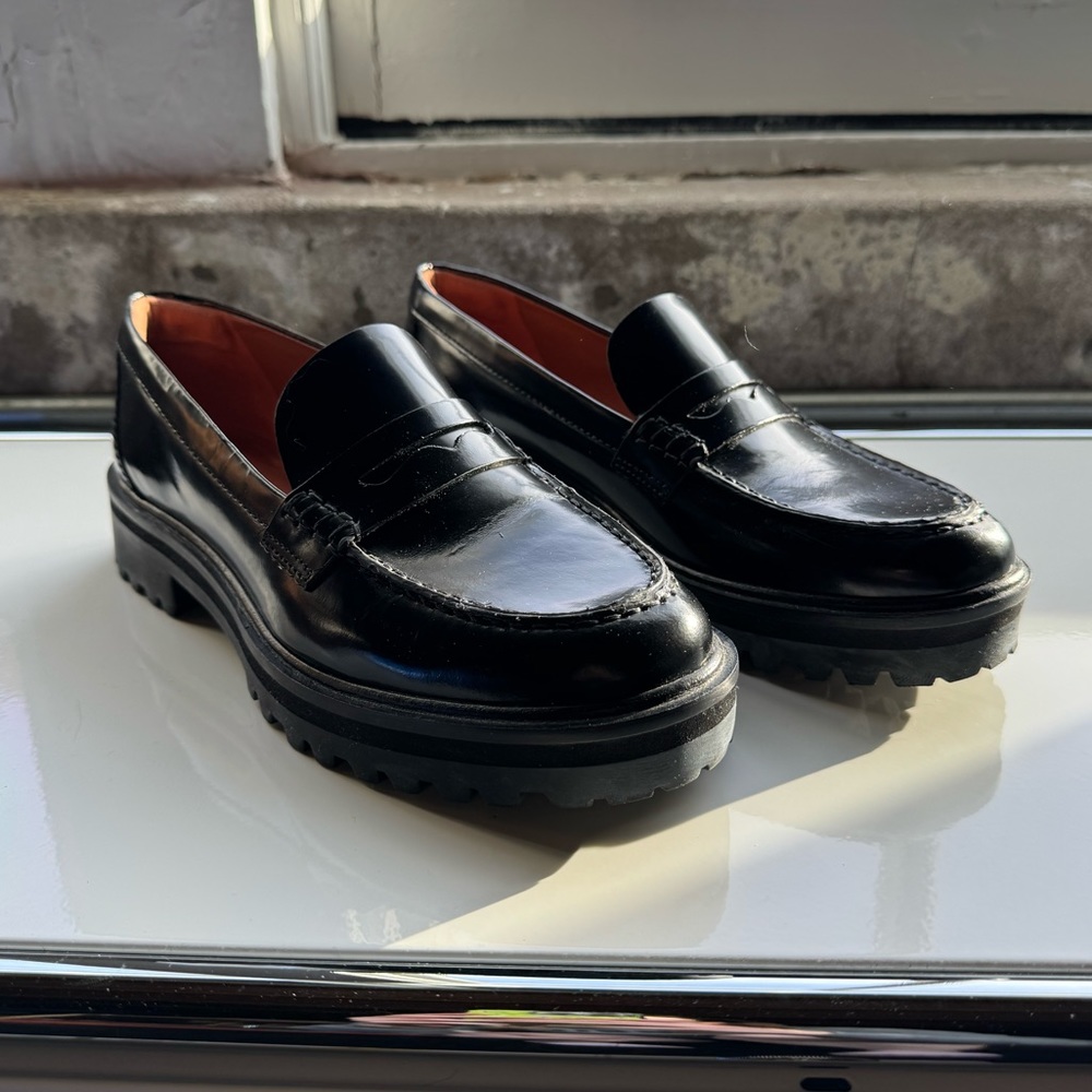 Reformation Agathea Chunky Loafer - Black - 8